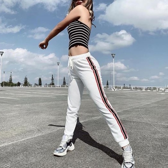 JOGGERS PANTS SIDE STRIPED JOGGERS - Picture 2 of 4